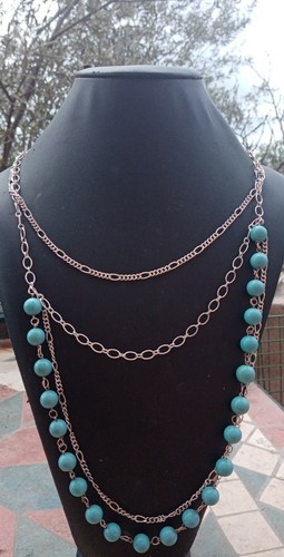 Collana lunga con vari fili - collana,