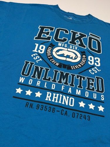 Shirt uomo vintage blu ecko - uomo,