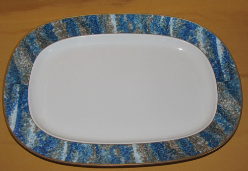 Piatto rettangolare - piatto, in