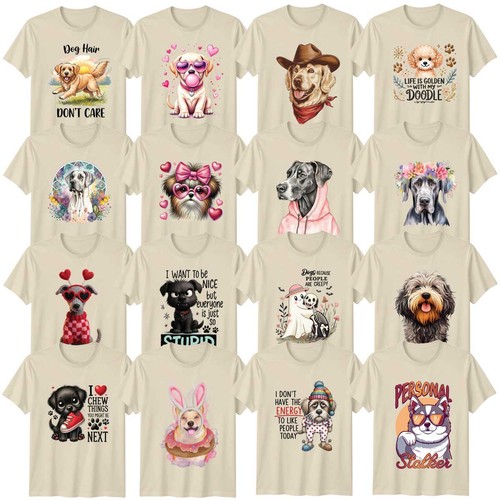 Maglietta carina cane - cane, adulto