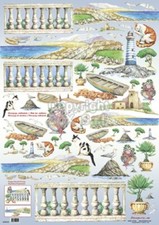 Carta decoupage Paesaggio