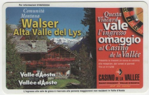 Viacard valle aosta - valle, golden