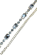 Cintura donna strass vita alta