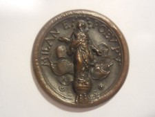 Medaglia madonnina duomo Milano Mario Badini 1931 S Ambrogio