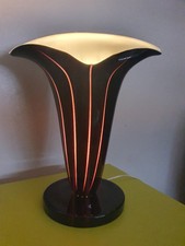Lampada da tavolo in vetro di
