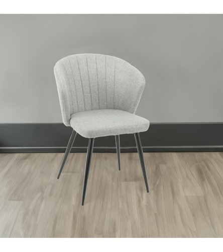 Sedia krid tessuto grigio - sedia,