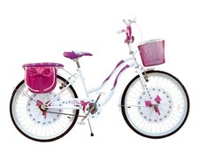 Schiano Bici Bicicletta Fiocco per Bambina Taglia 20