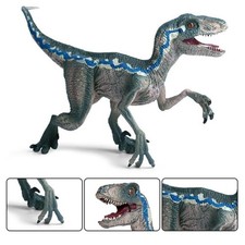 Modellino dinosauro rapace blu