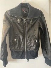 Giacca Diesel in pelle nera