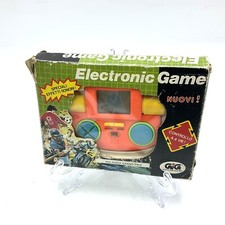 VINTAGE 80s LCD GAME F1 AUTO RACE GAME WITH WATCH #NIB ES