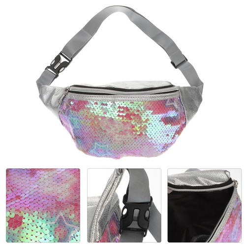 Borsa con paillettes zaino - con,