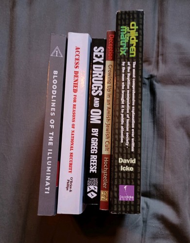 Conspiracy book lot - book, greg