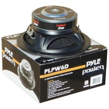 1 SUBWOOFER PYLE PLPW6D PLPW 6D 16,5 cm 300 watt rms doppia bobina da 4 ohm