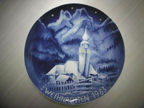 Piatto natale 1983 di - piatto,