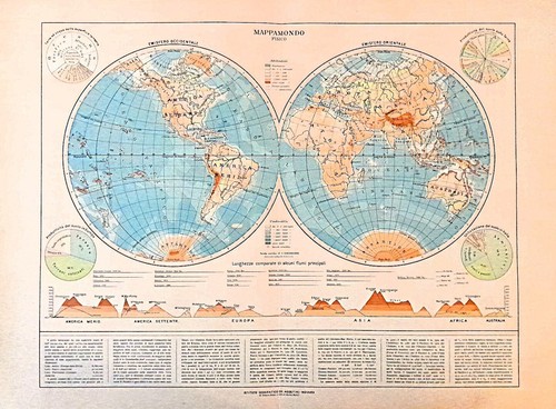 Carta geografica antica