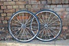 Set ruote Mavic Ksyrium SL SSC bici da corsa vintage ruote cerchi wheel silver