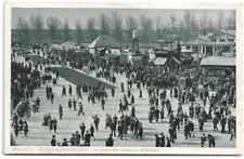 CARTOLINA DI MILANO ,FIERA ESPOSIZIONE - LA ZONA DEI CHIOSCHI ALIMENTARI - 1928
