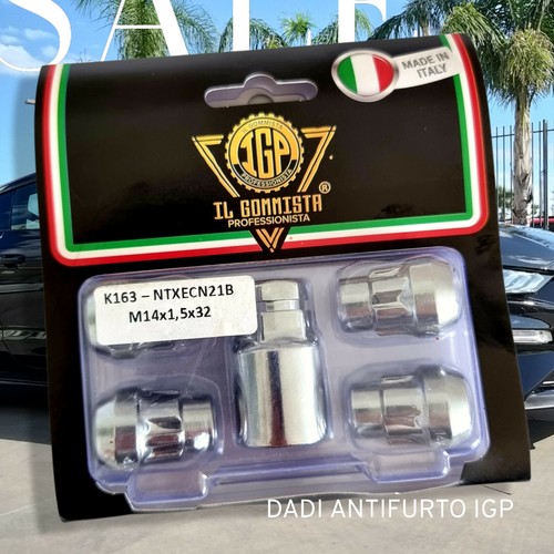 K163 kit dadi antifurto - k163, ruote
