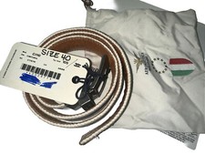 Cintura spessa Aeronautica Militare taglia 40 doppia faccia stampa mista nuova con etichetta uomo