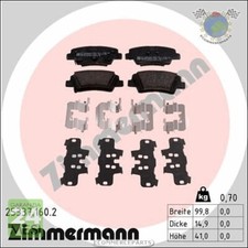 Kit pastiglie freno Zimmermann