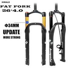 Forcella MTB 26inch Fat Bike Air Gas Line Bloccaggio Sospensione Forcelle 4.0"Pneumatico 135mm