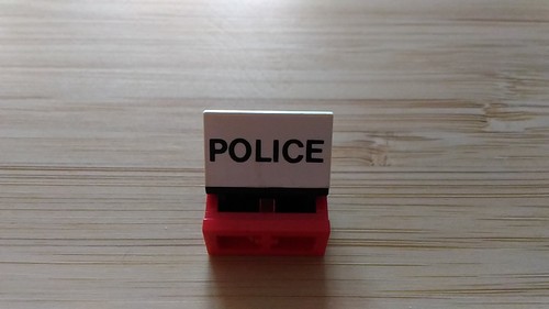 Lego city cartello polizia x - cartello,