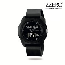 Orologio da Uomo ZZERO Adventure Analogico e Digitale Total Black ZZ9006A