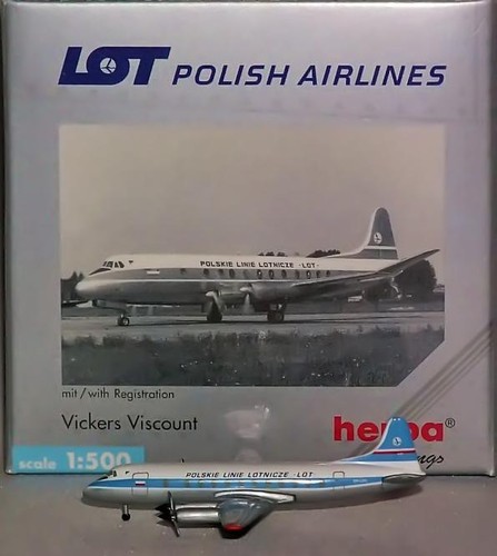 Herpa wings 500 vickers - herpa,