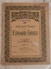 Vintage Grieg Selected Songs