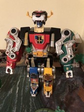 VOLTRON MATTEL PANOSH / Robot Giocattoli Anni 80 Vintage Completo No Spada/scudo