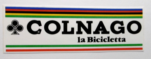 Adesivo pubblicitario colnago - adesivo,