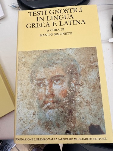 Testi gnostici lingua greca - testi,