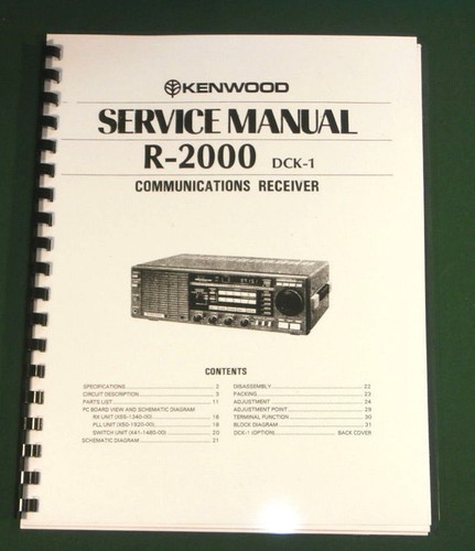 Kenwood 2000 manuale di - manuale,