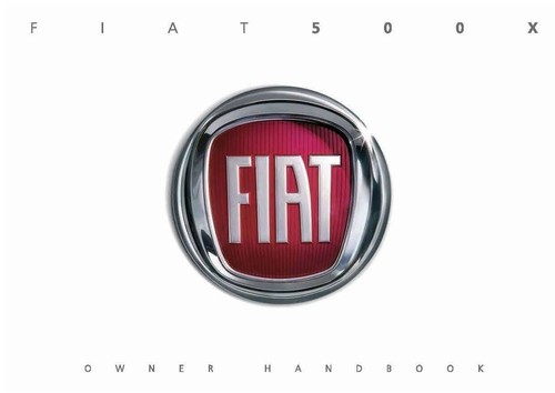 Manuale proprietari fiat 500x - fiat,
