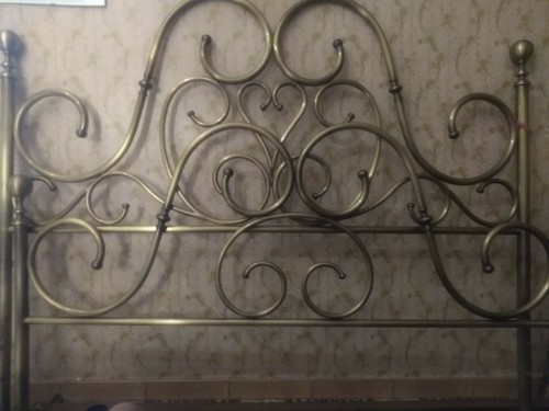Letto ottone matrimoniale - letto,