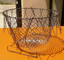 Cestino richiudibile in metallo scola verdure Vintage