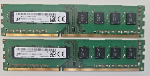 Micron ram ddr3 - 16, (2x8)