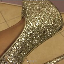 Scarpe Tacco 16 N. 36 Glitterate Oro