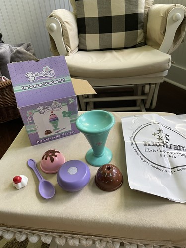 Set sundae gelato legno - in,