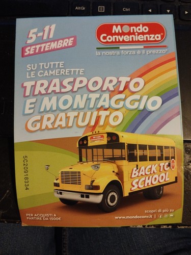Foglietto mondo convenienza - foglietto,