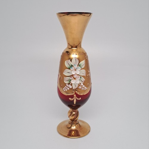Vaso murano vintage boemia - murano,
