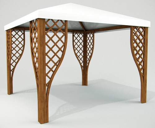 Gazebo giardino legno - gazebo, in