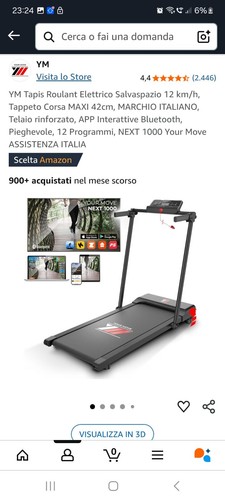Tapis roulant elettrico