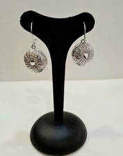 Orecchini Riccio Di Mare in Argento  Realizzato a mano Portafortuna