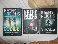 KATHY REICHS VIRALS LOTTO SERIE COMPLETA 3 LIBRI COME NUOVI PRIMA EDIZIONE