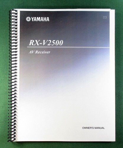 Yamaha v2500 instruction - yamaha, rx-v2500
