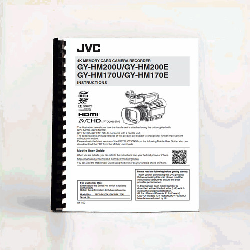 Manuale videocamera jvc - manuale,