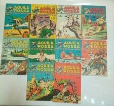 LOTTO AQUILA ROSSA n 2, 3, 6, 8, 12, 14, 18, 23, 30 Ed. Il Ponte (1957)