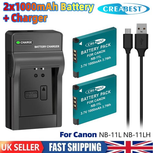 11l 11lh batteria - 2x, nb-11l