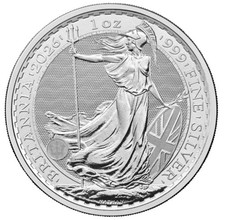 BRITANNIA 1 oz REGNO UNITO 2026 ARGENTO PURO 999 IN CAPSULA NUOVO